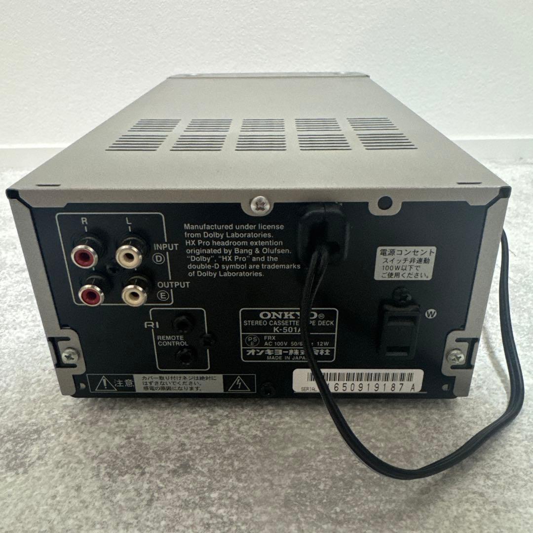 Onkyo Cd, Md Cassette Decks K-501A
