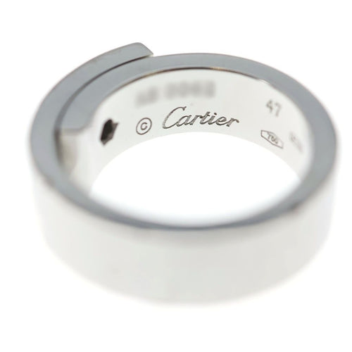 Cartier Ring 1Pd Au750 K18Wg #47