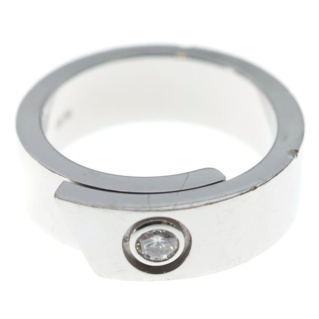 Cartier Ring 1Pd Au750 K18Wg #47