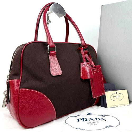 Prada Tote Bag Moro Rosso