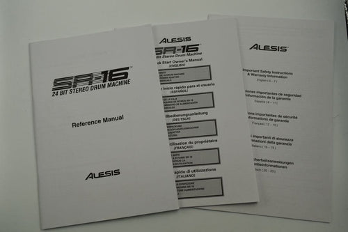 Alesis Rhythm Machines Sr-16