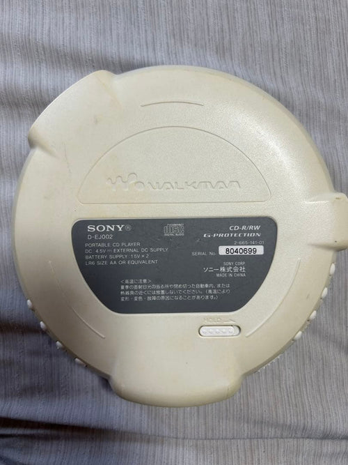 Sony Portable Cd Player D-Ej002
