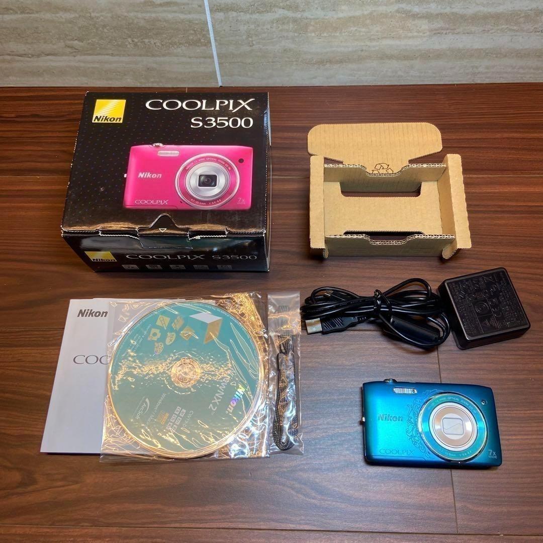 Nikon Compact Digital Camera Coolpix S3500 3427