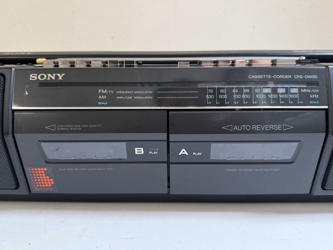 Sony Radios Radio Cassette Players Cfs-Dw30 Dodecahorn