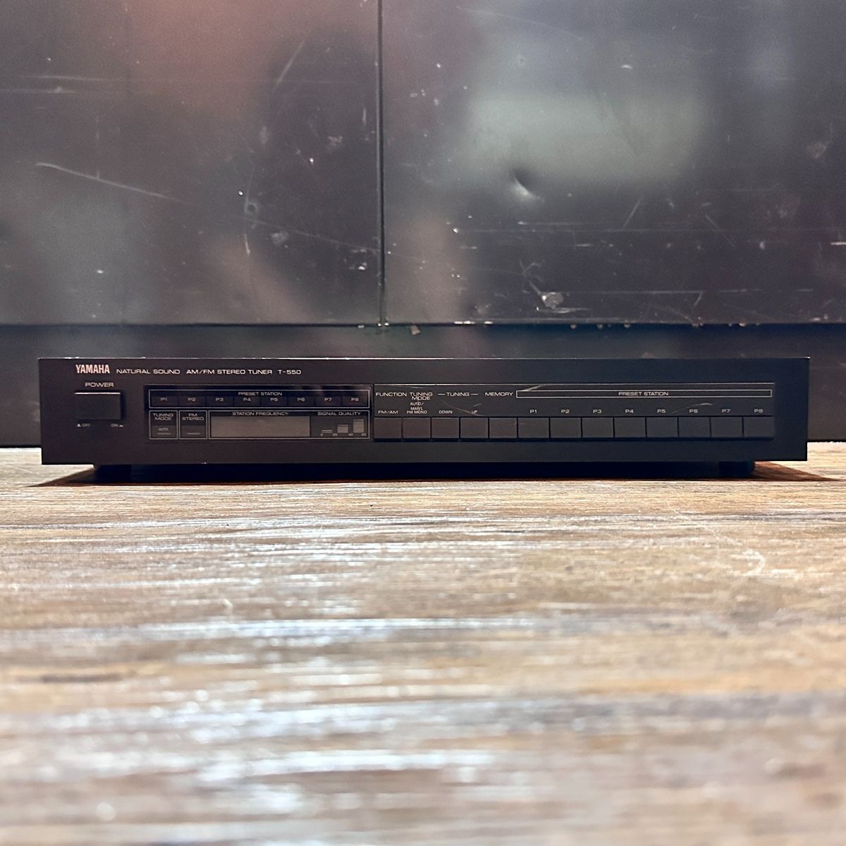 Yamaha Radio Tuner T-550 Natural Sound Am/Fm Stereo Fm/Am Black