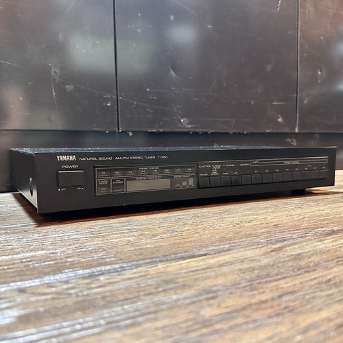 Yamaha Radio Tuner T-550 Natural Sound Am/Fm Stereo Fm/Am Black
