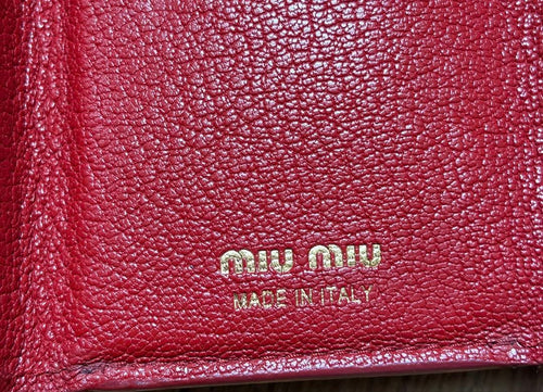 Miu Trifold Wallets Frid