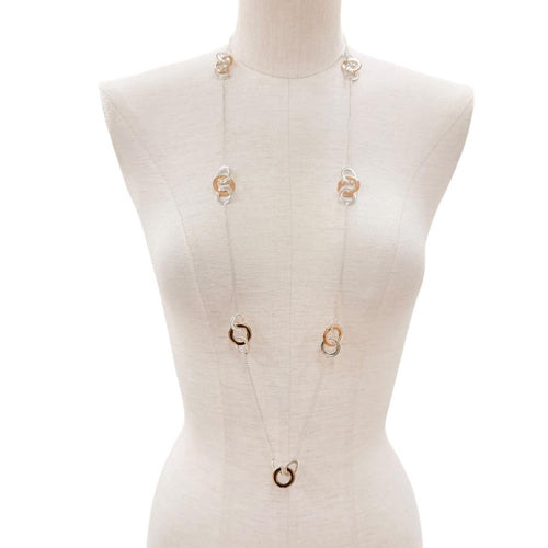 Tiffany Necklace Tiffany&Co. 1837 Sv925 34.4G (Color)