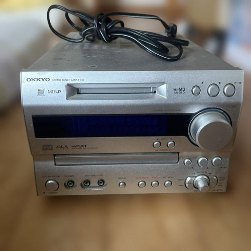 Onkyo Cd Md Cassette Deck Cd/Md Am/Fm
