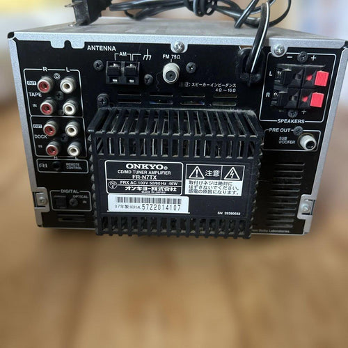 Onkyo Cd Md Cassette Deck Cd/Md Am/Fm