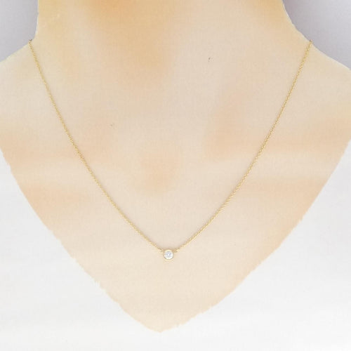 Tiffany Necklace 0.20Ct G Vs1 3Ext