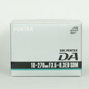Pentax Lens (Zoom) Smc Pentax-Da 18-270Mmf3.5-6.3Ed Sdm K