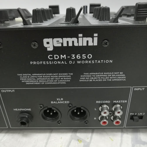 Cdj Gemini Cdm-3650 M2218-Hmxhy