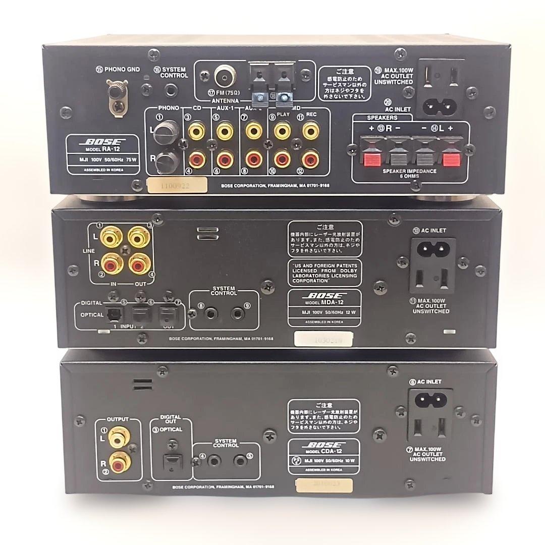 Mini Component Systems Bose Ra-12, Cda-12, Mda-12 Pdf