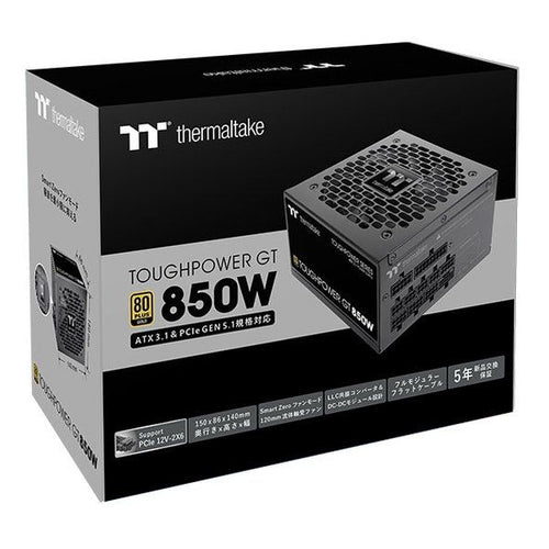 Thermaltake Power Supply Unit Toughpower Gt/0850W Atx3.1 Ps-Tpt-0850Fnfagj-3