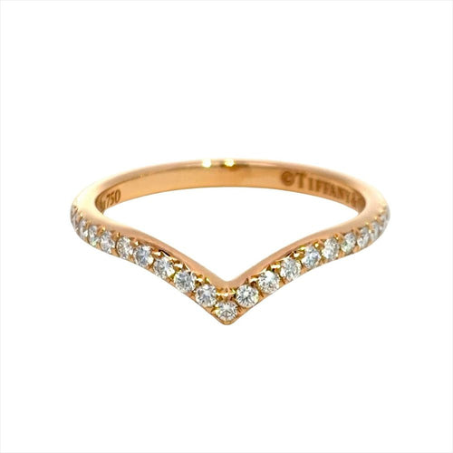 Tiffany Ring Tiffany&Co. V 11 K18Pg 2.0G