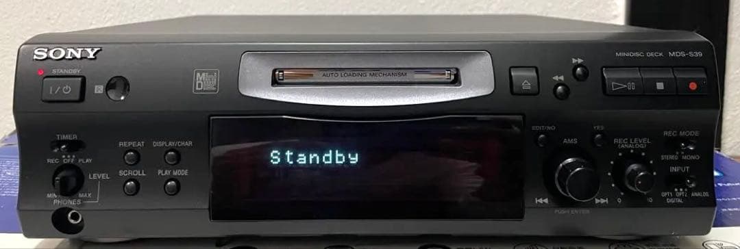 Sony Cd Md Cassette Deck Mds-S39