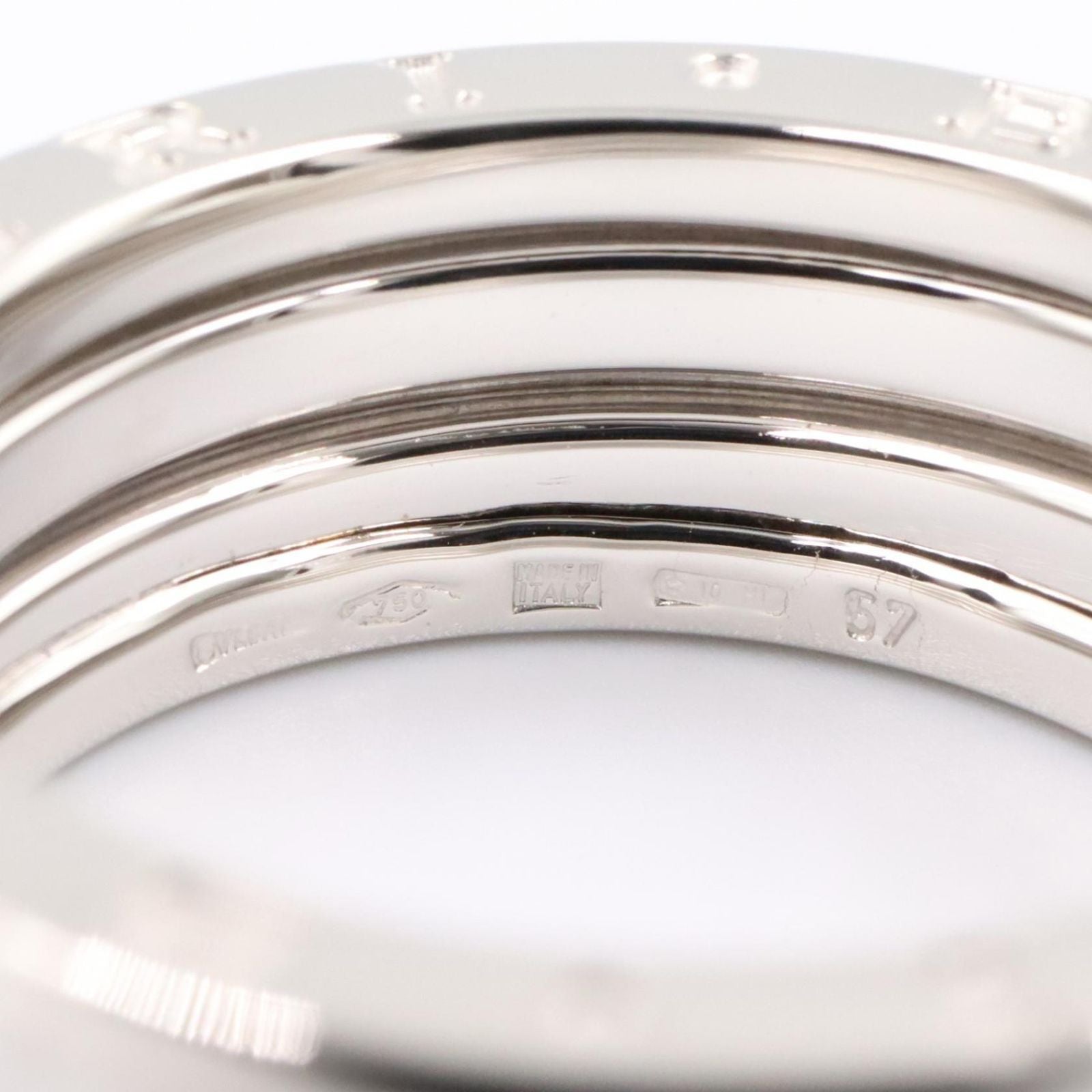 Bvlgari Ring B-Zero1 3 K18Wg Used A