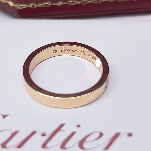 Cartier Rings C K18Pg #49