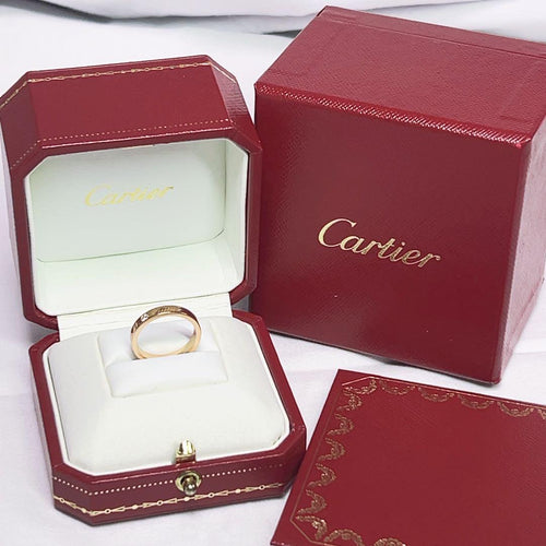 Cartier Rings C K18Pg #49