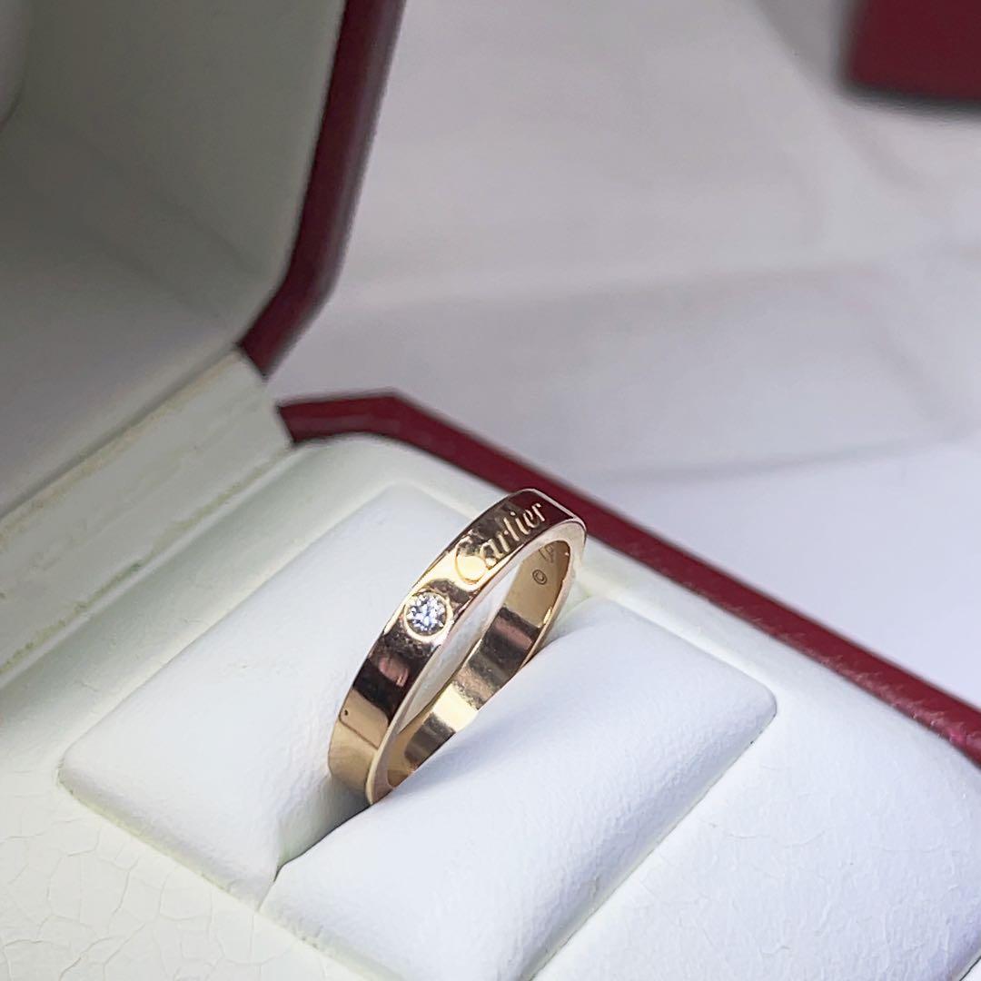 Cartier Rings C K18Pg #49
