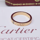 Cartier Rings C K18Pg #49