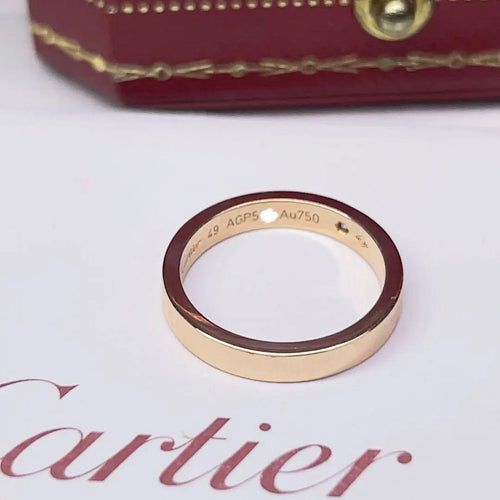 Cartier Rings C K18Pg #49