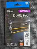 Crucial Memory Ddr5 Pro 32Gb (2X16Gb) 6400Mhz