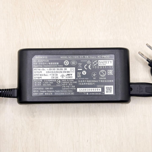 Sony Digital Camera Charger Ac-Pw20 Ac Nex Rx Slt 60-0906-244