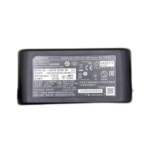 Sony Digital Camera Charger Ac-Pw20 Ac Nex Rx Slt 60-0906-244