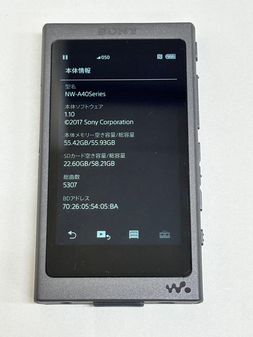 Sony Digital Audio Players Nw-A47 64Gb Sd