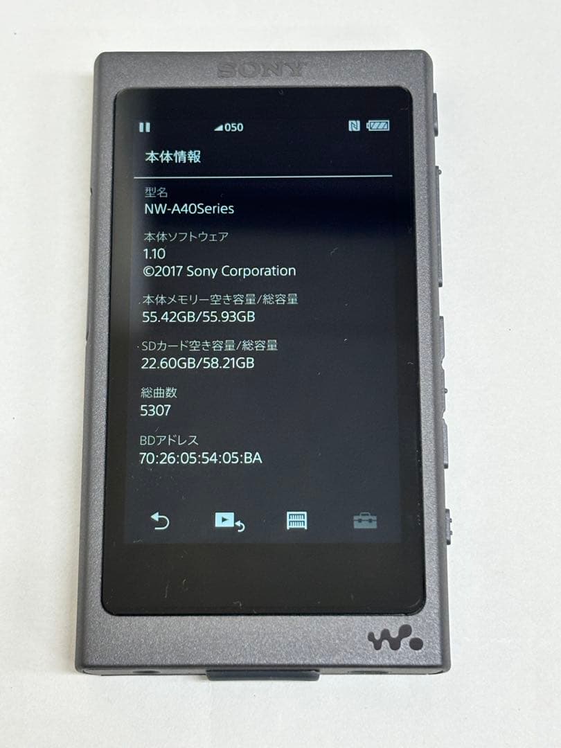 Sony Digital Audio Players Nw-A47 64Gb Sd