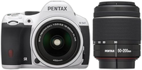Digital Slr Ricoh Pentax K-50 Dal18-55Mmwr Dal50-200Mmwr Wzoom Kit White 10952
