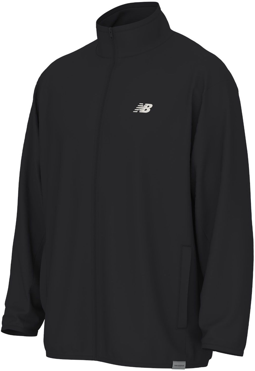 New Balance Tops (Other Than Jersey) Knit Track Jacket Mj61H8Ov Bk
