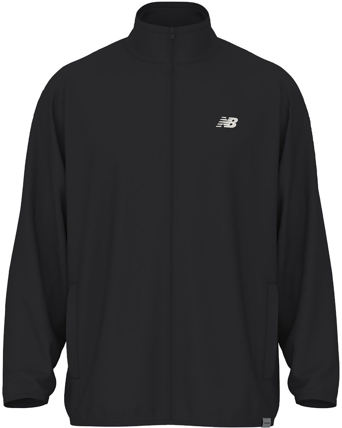 New Balance Tops (Other Than Jersey) Knit Track Jacket Mj61H8Ov Bk