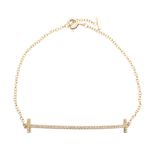 Tiffany Bracelet Co T 16.5 K18Pg