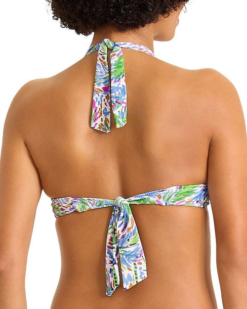 Others Tommy Bahama Poolside Palms Underwire Halter Bikini Top Four Leaf Clover