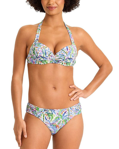 Others Tommy Bahama Poolside Palms Underwire Halter Bikini Top Four Leaf Clover