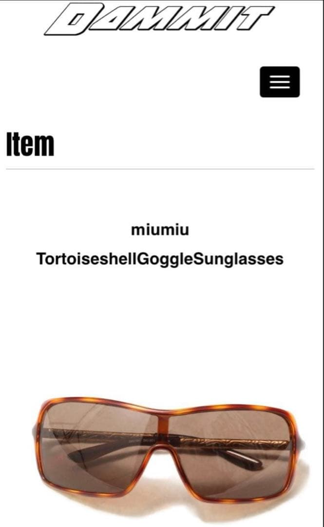Miu Sunglasses Smu10H