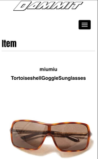 Miu Sunglasses Smu10H
