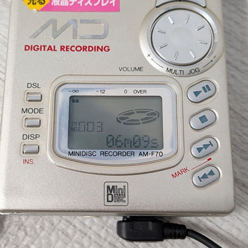 Aiwa Portable Md Player Am-F70 Rc-Hx30