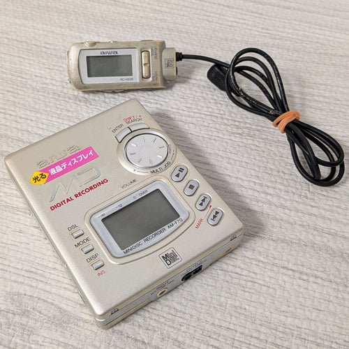 Aiwa Portable Md Player Am-F70 Rc-Hx30