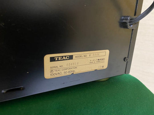 Teac Cd, Md Cassette Decks W-800R