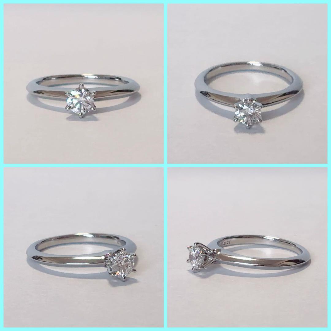 Tiffany Rings Pt950 0.26