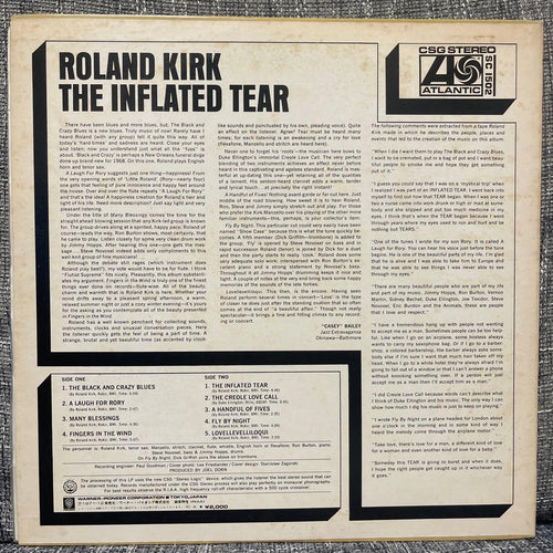 Western Music Roland Kirk The Inflated Tear Lp