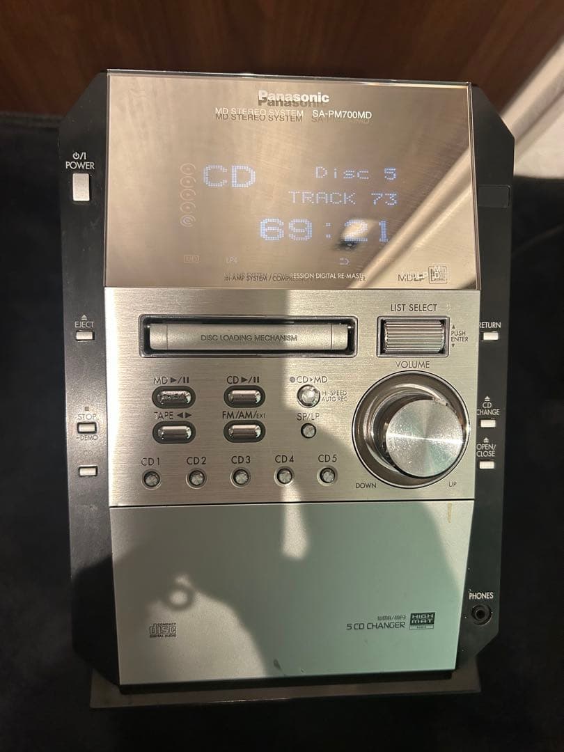 Panasonic Cd, Md Cassette Decks Sa-Pm700Md