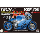 Motorcycle Bike 1/12 No.9 Yzf750 Tech21 1987 8 1