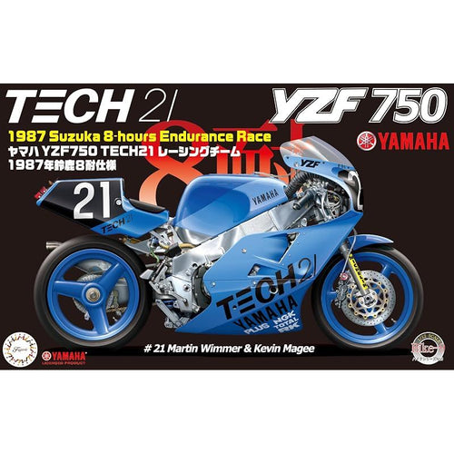 Motorcycle Bike 1/12 No.9 Yzf750 Tech21 1987 8 1