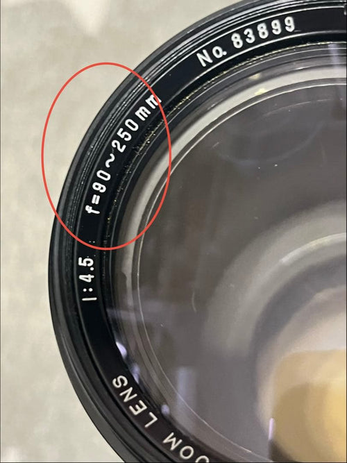 Komura Zoom Lenses Super-Komura Lens 90-250Mm