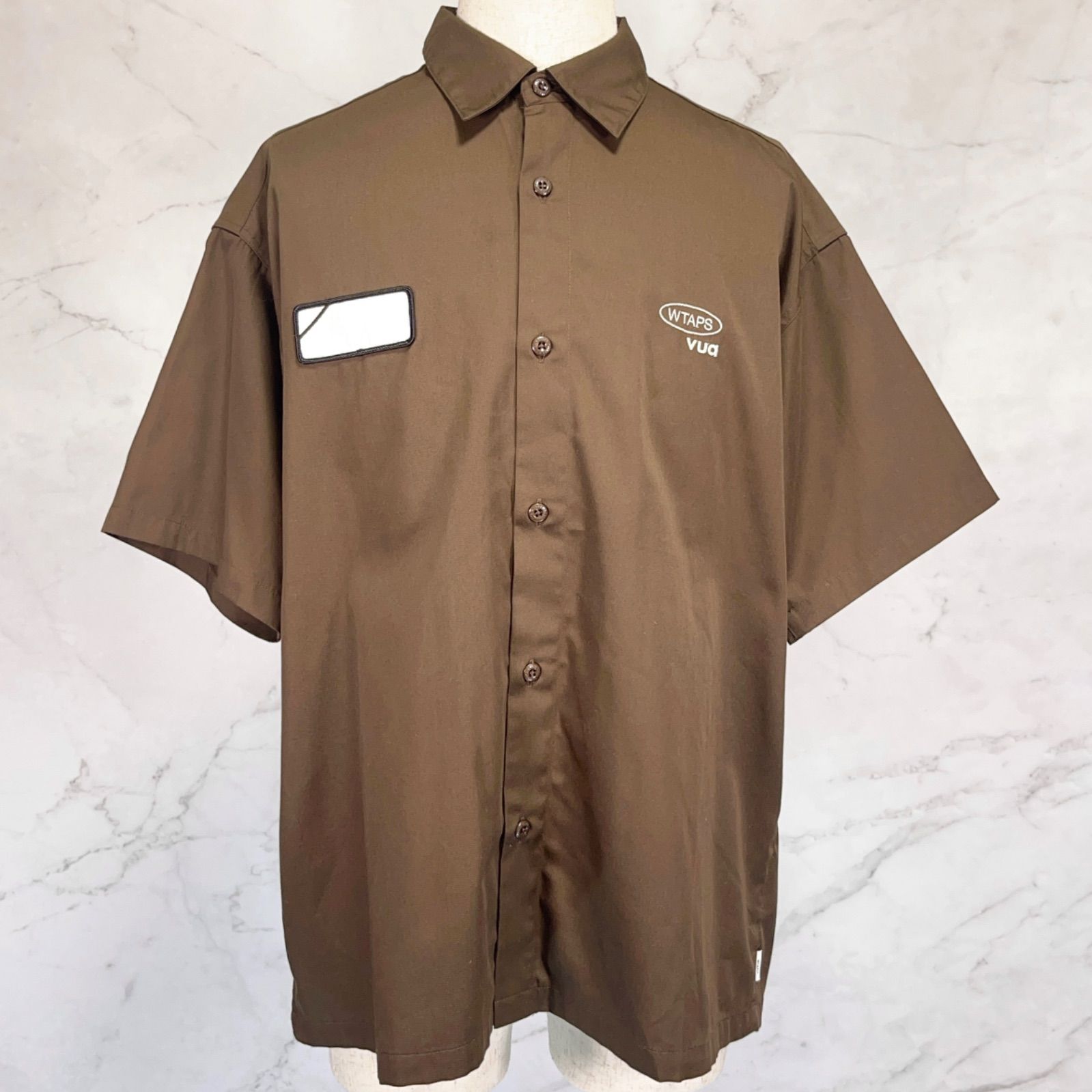 Wtaps Work Shirt 24Ss Repo/Ss/Ctpl.Twill.Prtc 02 241Cwdt-Shm07